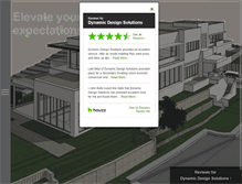 Tablet Screenshot of dynamicarchitects.com.au